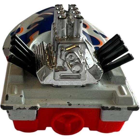 Vintage 1975 Matchbox Seafire Speedboat with Flame Decals, Red & White - Picture 6 of 8